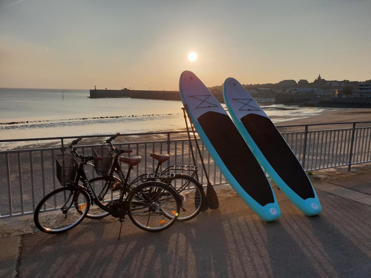 Un Balcon Sur La Mer, Acces Direct A La Plage Granville Zewnętrze zdjęcie