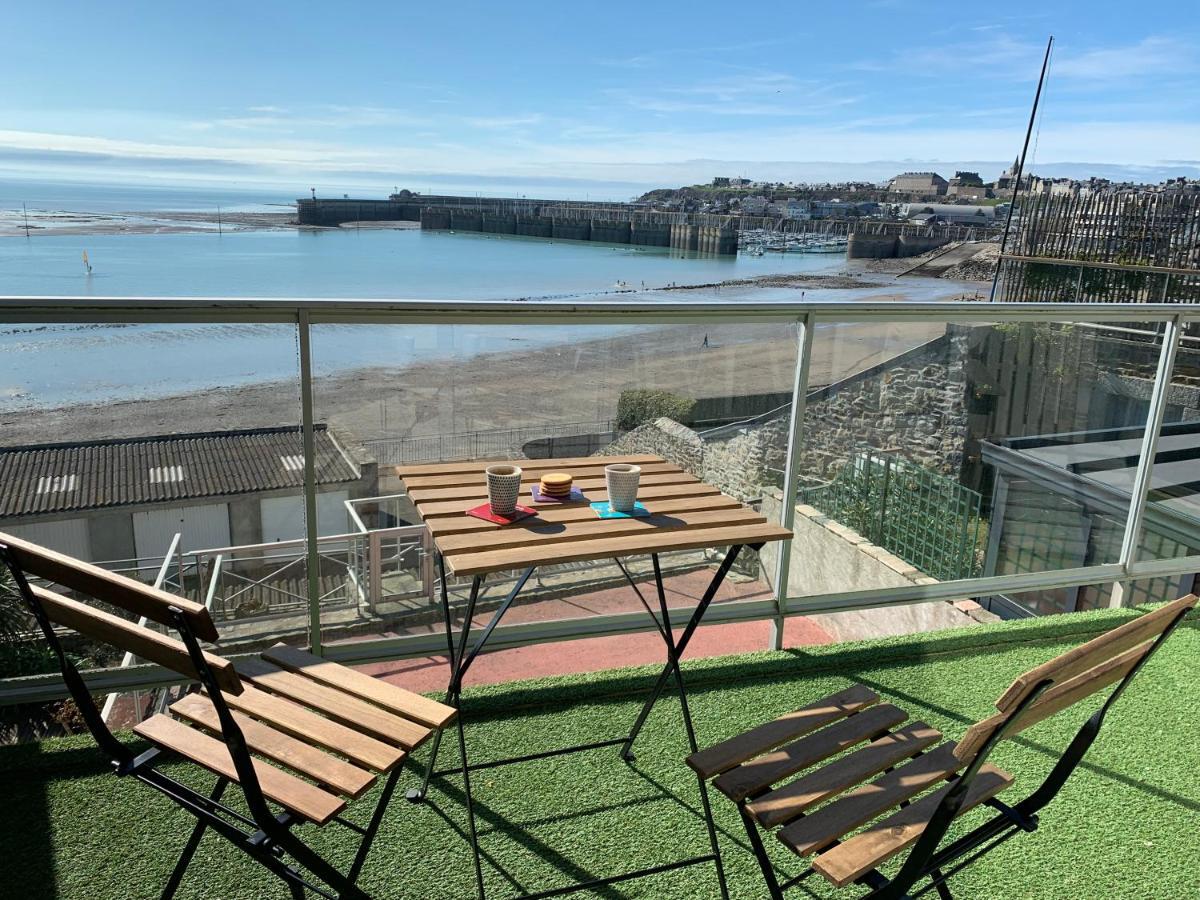 Un Balcon Sur La Mer, Acces Direct A La Plage Granville Zewnętrze zdjęcie